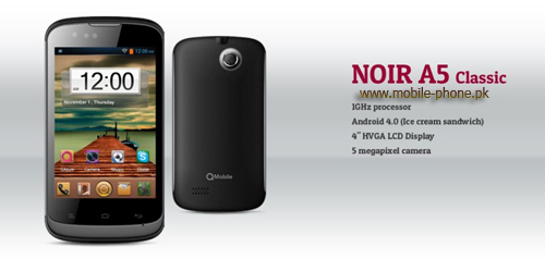 qmobile noir a5 classic themes
