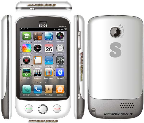 spice m-6868 themes