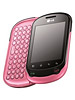 LG Optimus Chat Android OS, v2.2 (Froyo) smartphone 140 MB, 2G, 3G, 2011, February, Features 240 x 320, Touchscreen, 3.15 MP camera, bluetooth, usb, gprs, edge, wlan, Accelerometer.