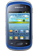 Samsung Galaxy Music S6010 Android 4.0.4 (Ice Cream Sandwich), upgradable to 4.1.2 (Jelly Bean) smartphone 850 MHz Cortex-A9, 4 GB, 512 MB RAM, 2G, 3G, 2012, October. Released 2012, December, Features 320 x 240, 3.0 Inches, Touchscreen, 3.15 MP camera, No front camera, bluetooth, usb, gprs, edge, wlan, Accelerometer, proximity, compass.