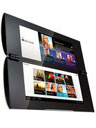 Sony Tablet P Android 3.2 (Honeycomb), planned upgrade to 4.0 (Ice Cream Sandwich) smartphone Dual-core 1.0 GHz Cortex-A9, 4 GB, 1 GB RAM, 2G, 2012, Q1. Released 2012, September, Features 480 x 1024, 5.5 Inches, Touchscreen, 5 MP camera, VGA front camera, bluetooth, usb, gprs, edge, wlan, Accelerometer, gyro, compass.