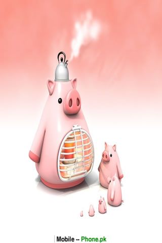 pig wallpaper. Cute Pig Wallpaper for Mobile