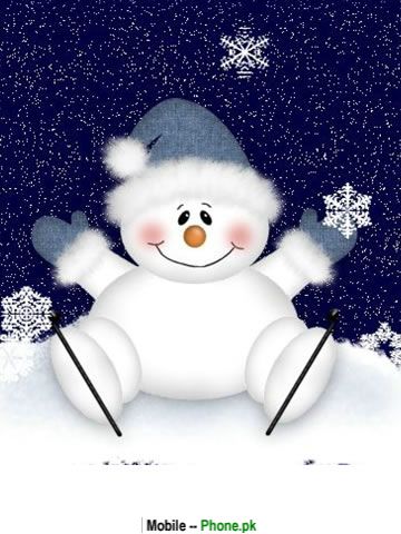 cute_snowman_background_holiday_mobile_wallpaper.jpg