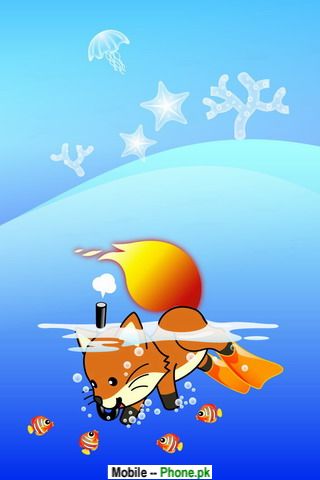 foxkeh_cartoon_in_water_others_mobile_wallpaper.jpg