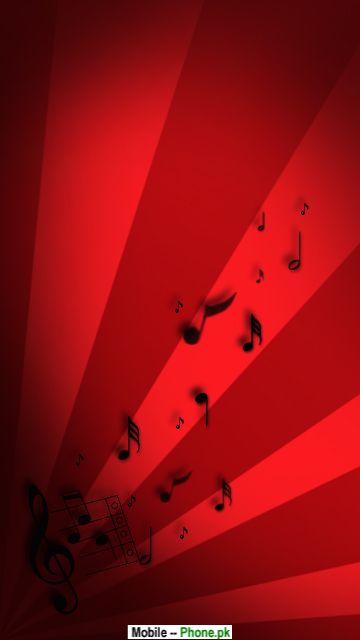 wallpaper music notes. Red music notes Wallpaper for