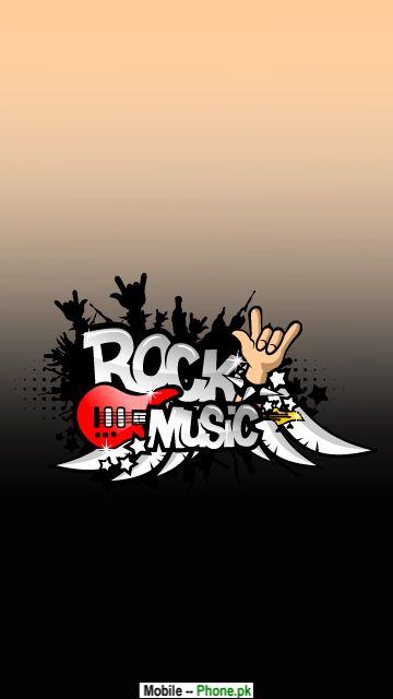 Rock music logo Wallpapers Mobile Pics