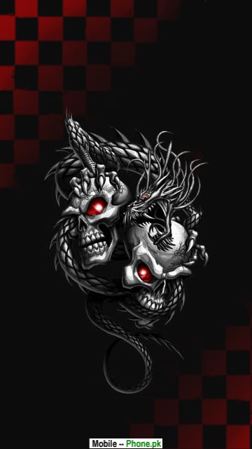 Skull designs picture Wallpaper for Mobile