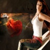 Ayesha Takia With Heart Bollywood 400x300