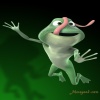 Funny Frog Flying Animals 320x480