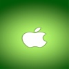 Green Shining Apple Window Logo Computers 320x480