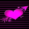 pink broken heart HD 360x640