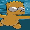 the simpsons swimming HD 360x640