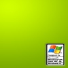 Vista Green Logo Computers 320x480