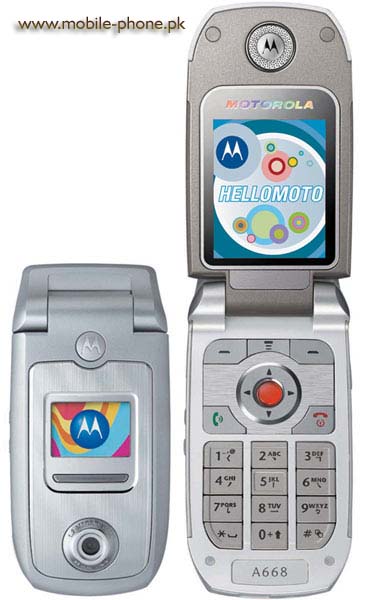 Motorola A668 Pictures
