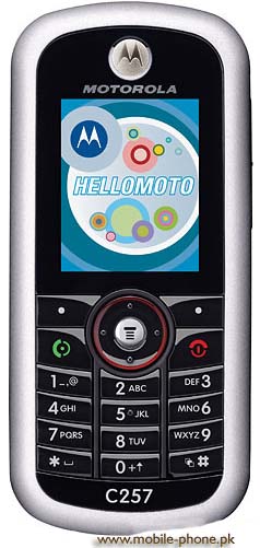 Motorola C257 Pictures
