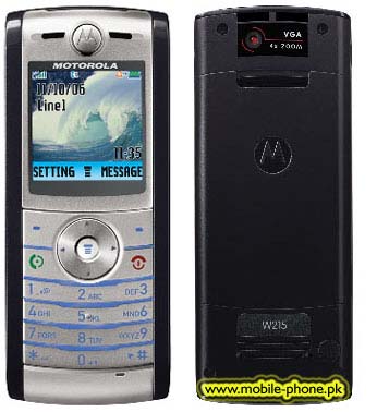 Motorola W215 Pictures