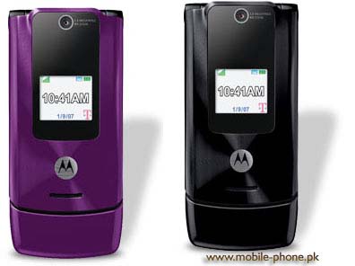 Motorola W490 Pictures