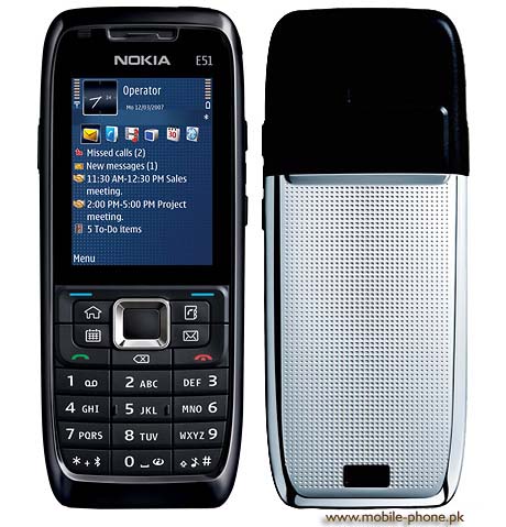 Nokia E51 camera-free Price in Pakistan
