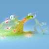 Animated Bubble Jump 3D Graphics 320x480