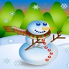 Cute christmas snowman Holiday 320x480