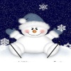 cute snowman background Holiday 320x480