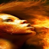 mouth fire flames HD 360x640